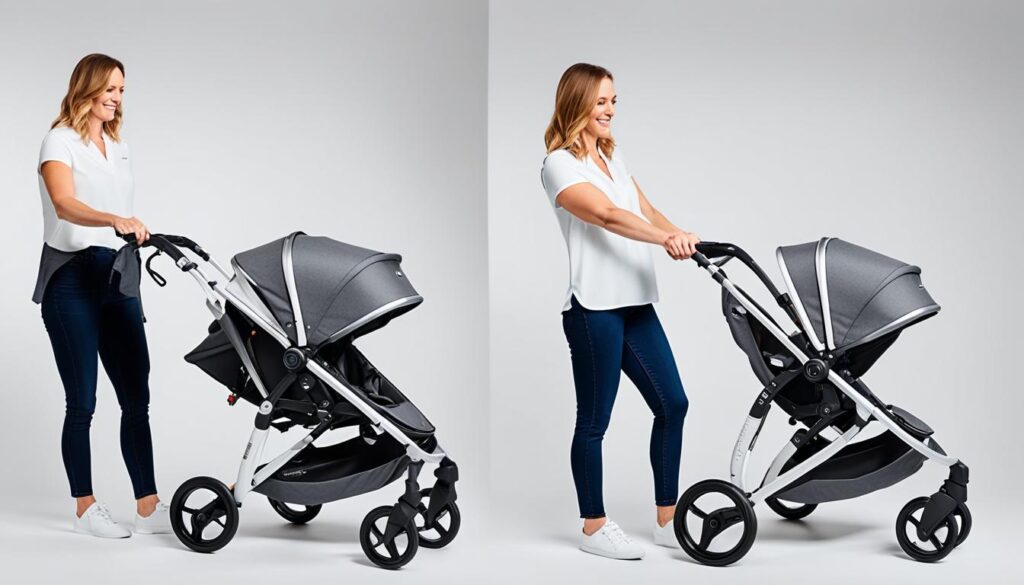 step-by-step instructions for collapsing mockingbird stroller