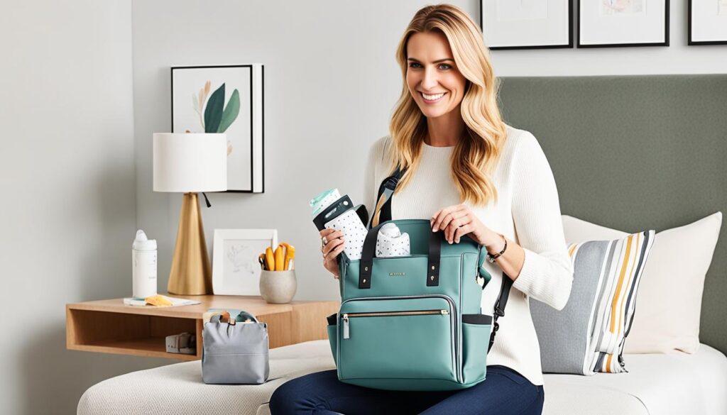 Dagne Dover diaper bag benefits