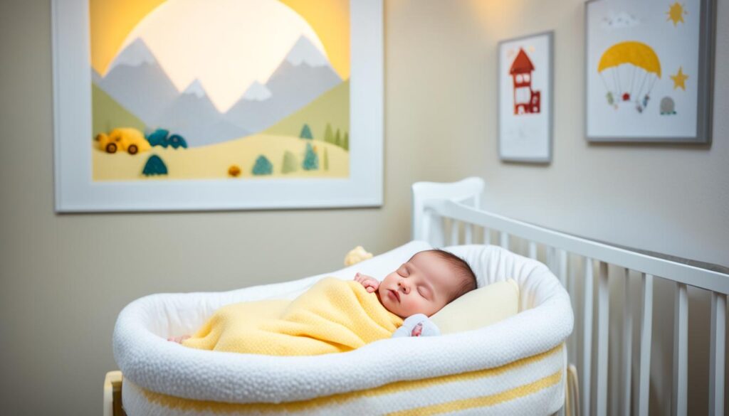 Newborn sleep routine