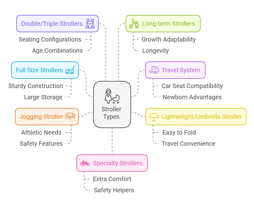 Stroller Types To Help You Decide How Many Strollers Do I Need​